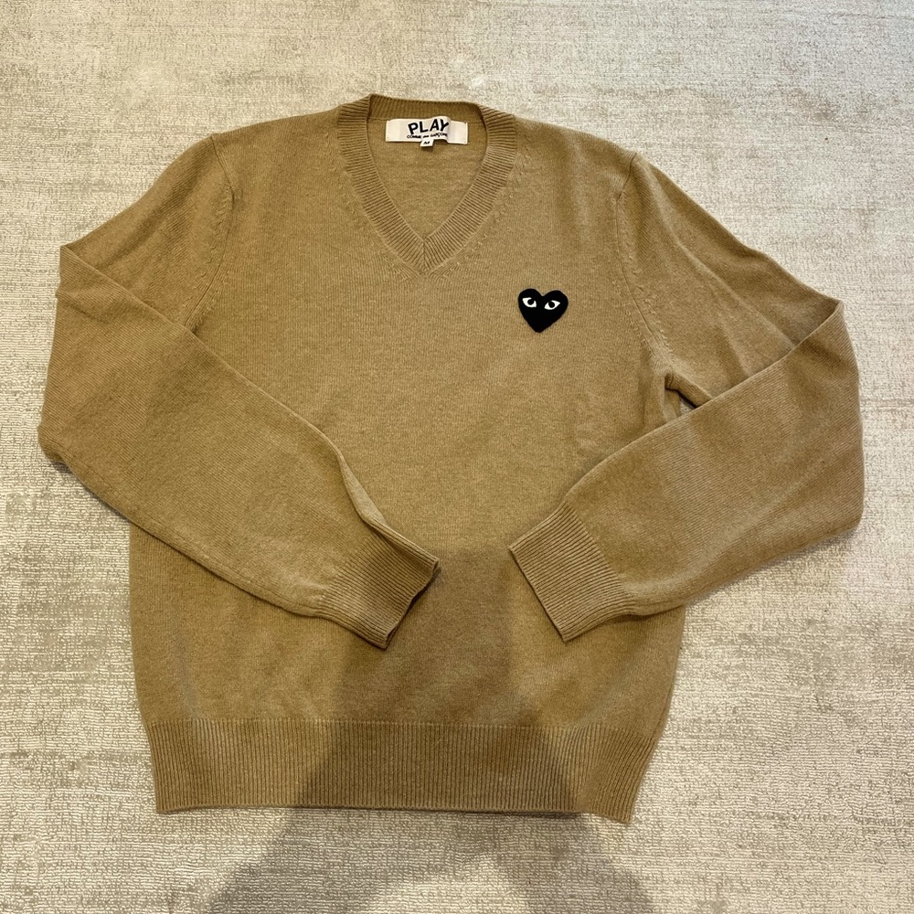 COMME des GARÇONS PLAY v neck sweater